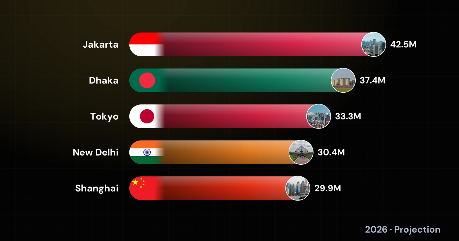 The World's Largest Cities
